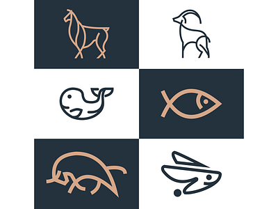 Animal logo minimalist