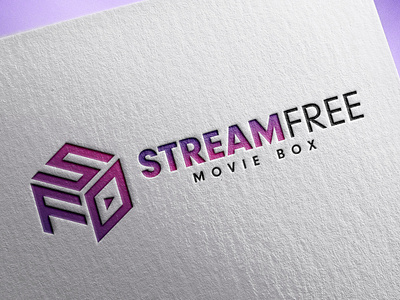 // StreamFree Movie Box Logo Design/Branding