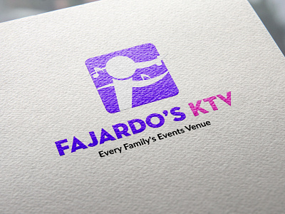 // Fajardo's KTV Logo Design Branding brand design brandidentity branding branding and identity branding concept branding design design illustration ktv logo logo design logodesign logos logotype minimal logo minimalist logo minimalist logo design