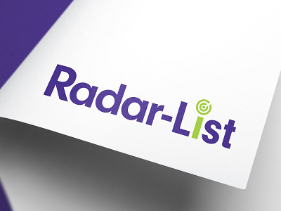 // Radar List Logo Branding Design