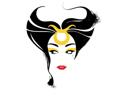 Ennji17 D beauty fashion graphic horoscope illustration minimalist style taurus