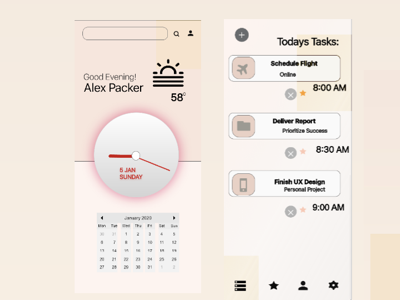 Task Manager App UI: Prototype