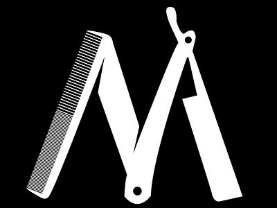 Combo hair logo hair cut logo salon logo