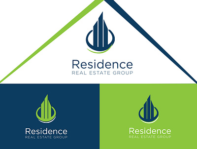 Residence Logo brand identity cleaner logo illustration logodesign modren logo new logo design real estate logo residence typography unique logo unique logo design vector