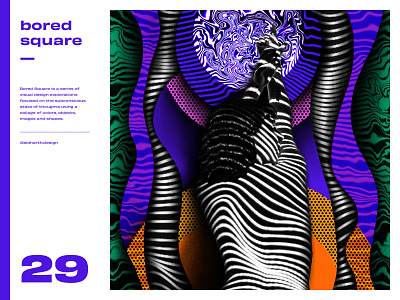 Bored Square 29 abstract boring collage digital digital art graphic image photograph procreate unsplash women womens