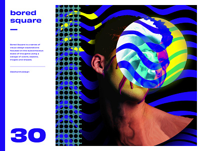 Bored Square 30 abstract art artwork blue circle design digital face faces fantasy graphic illustration procreate