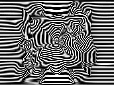 Black and White black and white design graphic lines movement moving opart