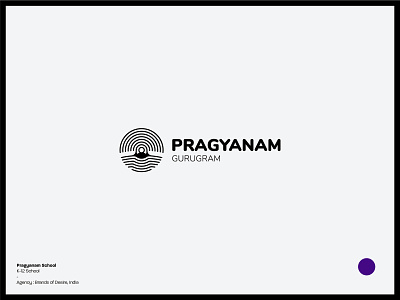Pragyanam School | Branding art art direction black black and white brand identity branding circle delhi design graphic identity india logo school school logo