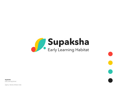 Supaksha Early Learning School | Branding 2d brand branding branding design butterfly design identity identity design logo logo design pre school school