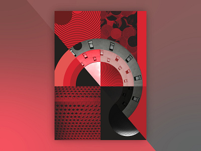 Circle and Lines #2 black brand communication cover design data design equity graphic magazine red report strategic