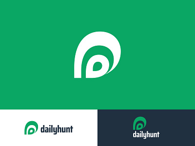 DailyHunt | Rebranding Exploration app branding d design digital entertainment graphic identity india logo logo design mobile news newsfeed rebrand story