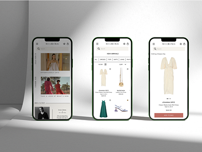UI Design Concept for Ré/Collection | Luxury Consignment App artdirection branding figma mobile mobileapp product design responsive design sketch ui uidesign userinterface uxdesign visualdesign