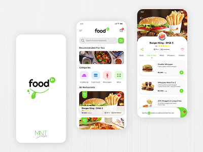 Food in android app app design bucket cart concept custom design design dribbble flat food app food delivery app hotels ios local food minimal recipes resturant ui ux