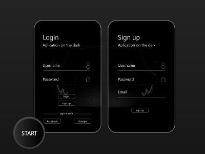 login and sign up lamborghini dark ui designer car dark ui design login otomotif signup simple ui ui design uidesign uiux