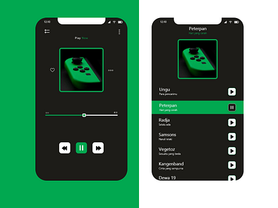 Mobile Apps UI Designer Music