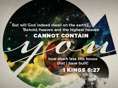 1 Kings 8:27 Verse of the Day 1 kings bible collage heave planets space verse