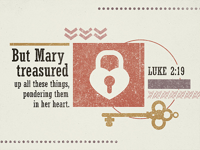 Luke 2:19 bible heart illustration key lock luke 2:19 mary treasure verse