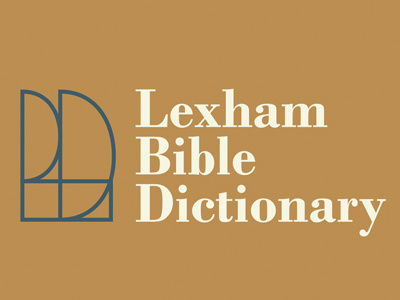 Lexham Bible Dictionary cover design bible book cover design dictionary editorial logo