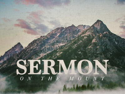 Sermon on the Mount design beatitudes jesus mount mountain sermon