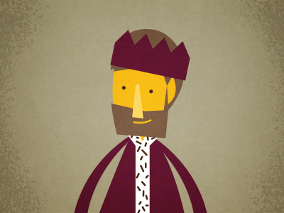 King character crown illustration king robe royal texture
