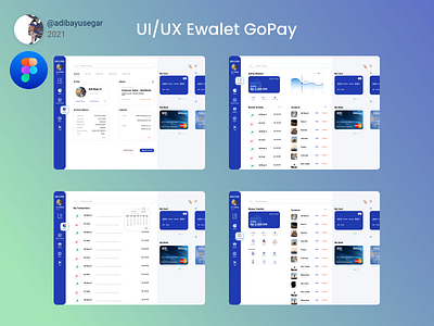 E wallet Gopay app design app payment app payments paypal prototype ui ui ux uidesign uiux ux uxdesign