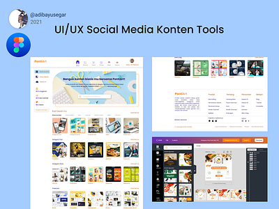 UI UX website social media tools