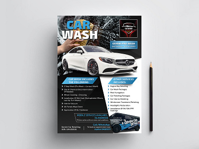 Car Wash Flyer Design