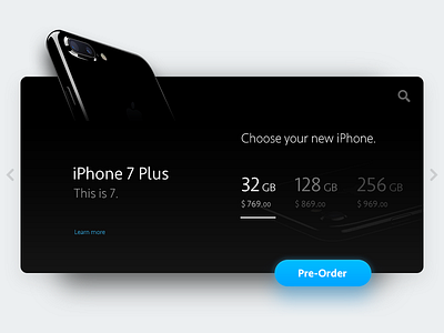 Daily UI #12 Choose your iPhone