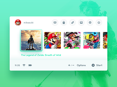 Daily UI #31 Nintendo Switch