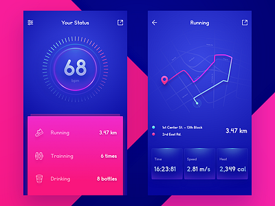 Daily UI #34 Fitness