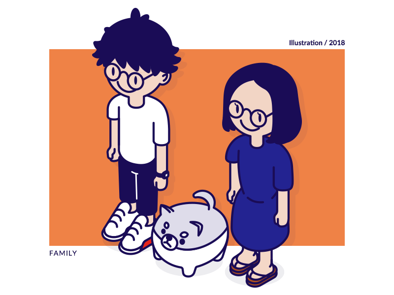 Family by mikazuki on Dribbble