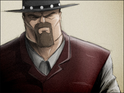 Animation Character: Murphy illustration western
