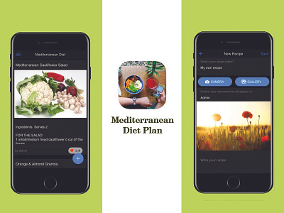 Mediterranean Diet Plan diet app iphone app mobile app