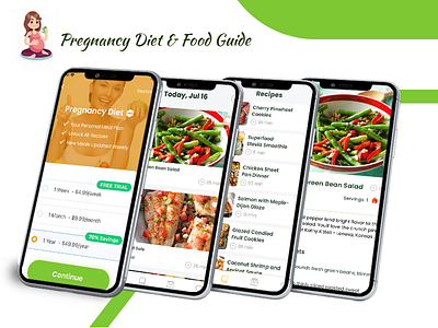 Pregnancy Diet & Food Guide mobile app
