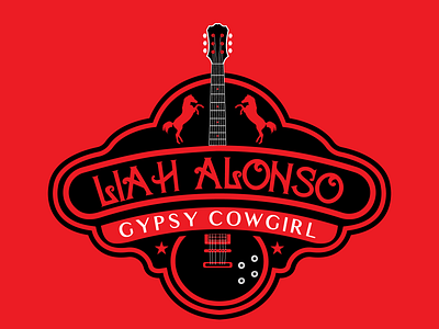 Liah Alonso - Gypsy CowGirl branding design illustration logo vector
