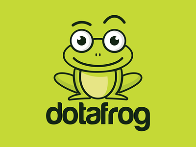 DotaFrog Logo Design concept -  Game Logo Design