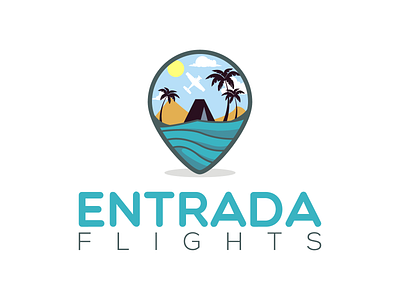 Entrada Flights - Logo Design