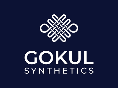GOKUL SYNTHETICS LOGO branding design icon illustration logo vector