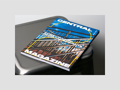 Central Magazine No 02 Cover editorial editorial design graphic design photography typography