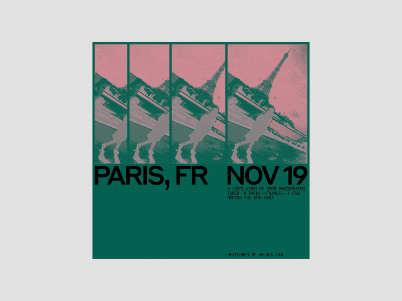 Paris, FR art direction graphic design motion design motion graphics photography typography