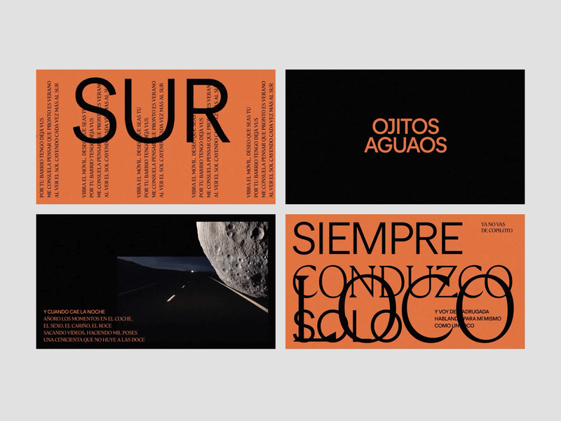 'Ojitos Aguaos' by Cruz Cafuné (Lyric Video) art direction branding graphic design graphicdesign lyrics motion design motion graphics music typography video