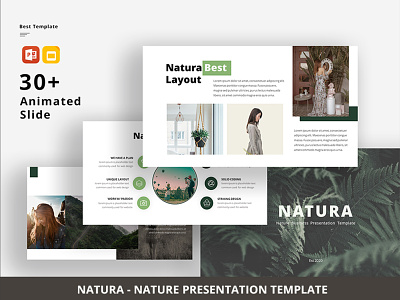 Natura - Nature PowerPoint Template agency animation animations brand business business proposal clean corporate creative design elegant free free download minimal modern powerpoint powerpoint template presentation presentation template