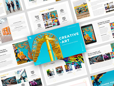 Creative-Art – Creative Business Presentation Template agency brand business clean corporate creative design elegant minimal modern template