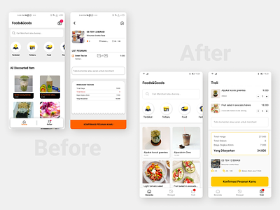 E-commerce app redesign concept