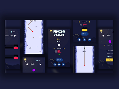 Frozen Valley appdeveloper banner design game game art game design gamedeveloper minimal ui uidesign