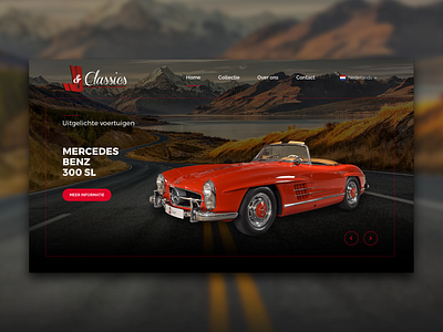 J&J Classics cars classic webdesign website wordpress