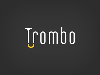 Trombo logo trombone