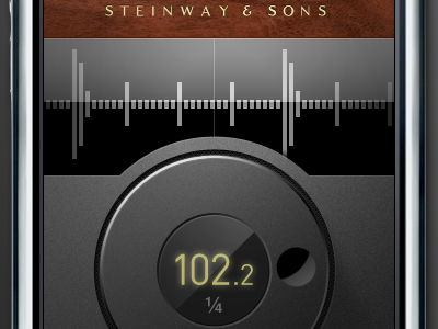 Steinway Metronome App iphone metronome