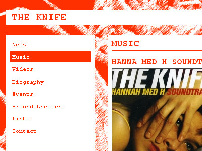 The Knife website