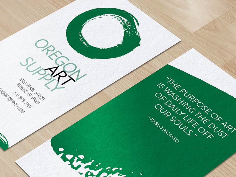 Oregon Art Supply Logo by Beltran Design on Dribbble